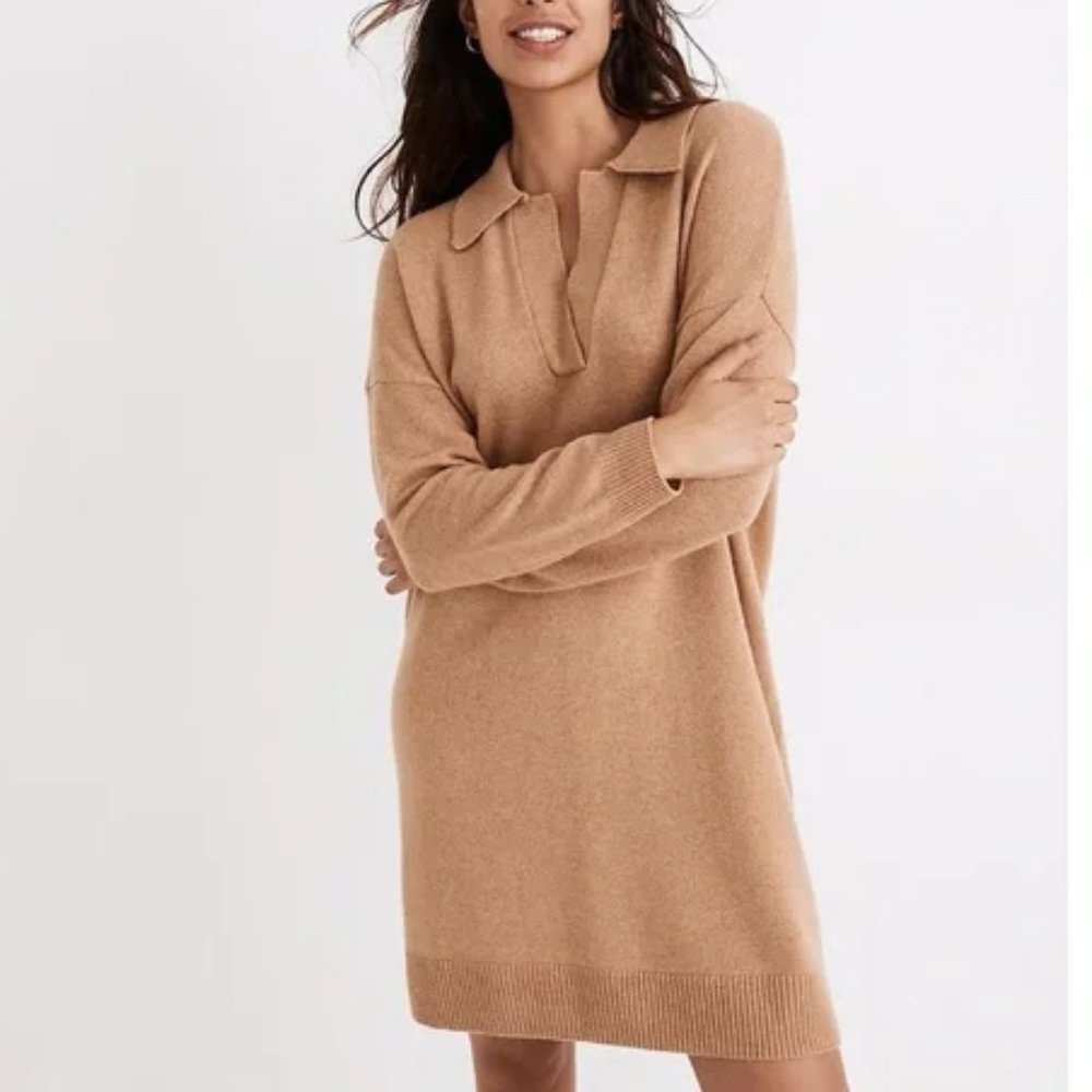 Madewell Polo Sweater dress Brand New